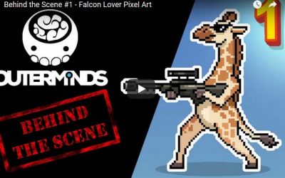 Behind the Scene #1 – Falcon Lover Pixel Art.