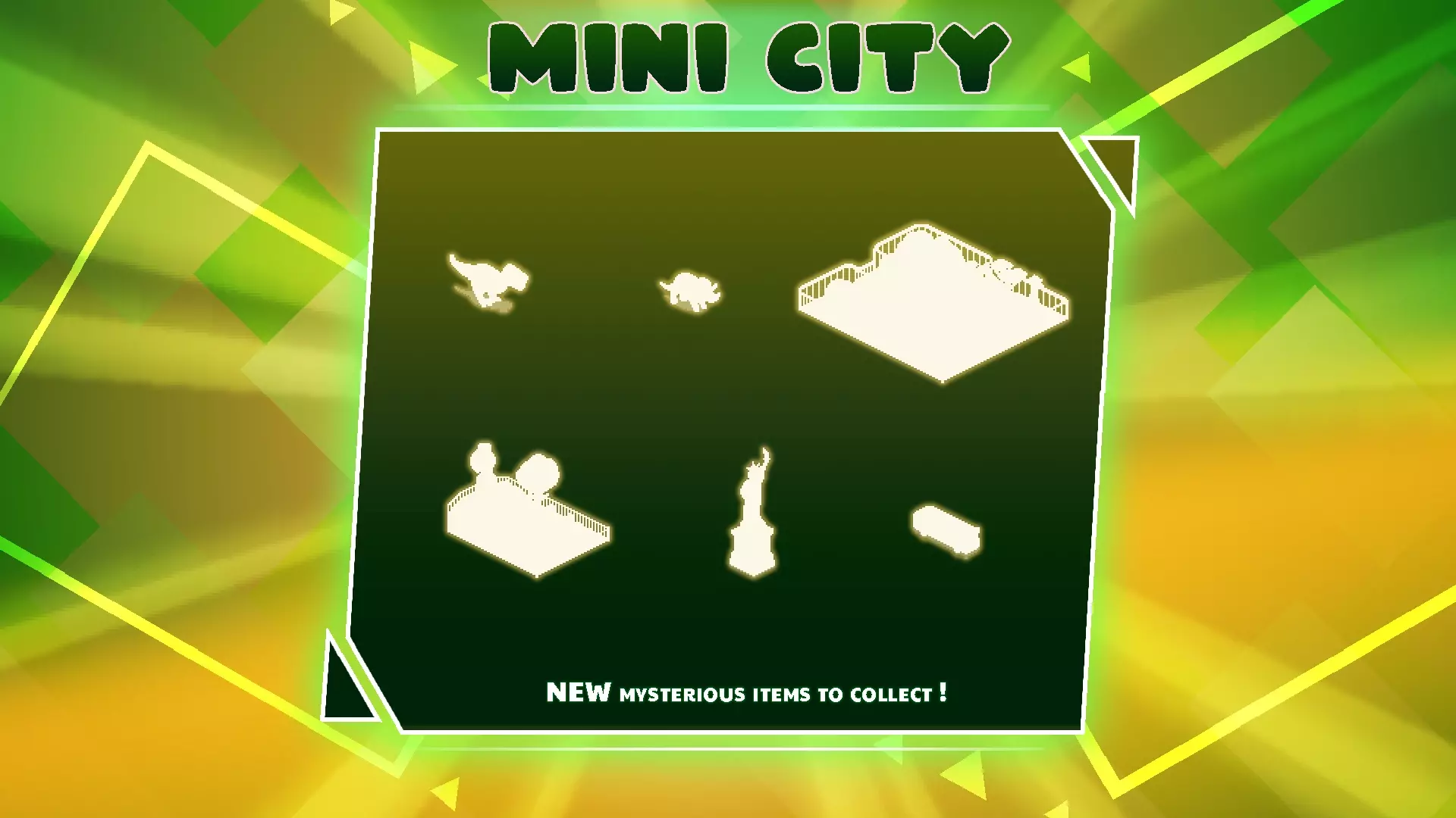 MiniCity Update, Collect new items!
