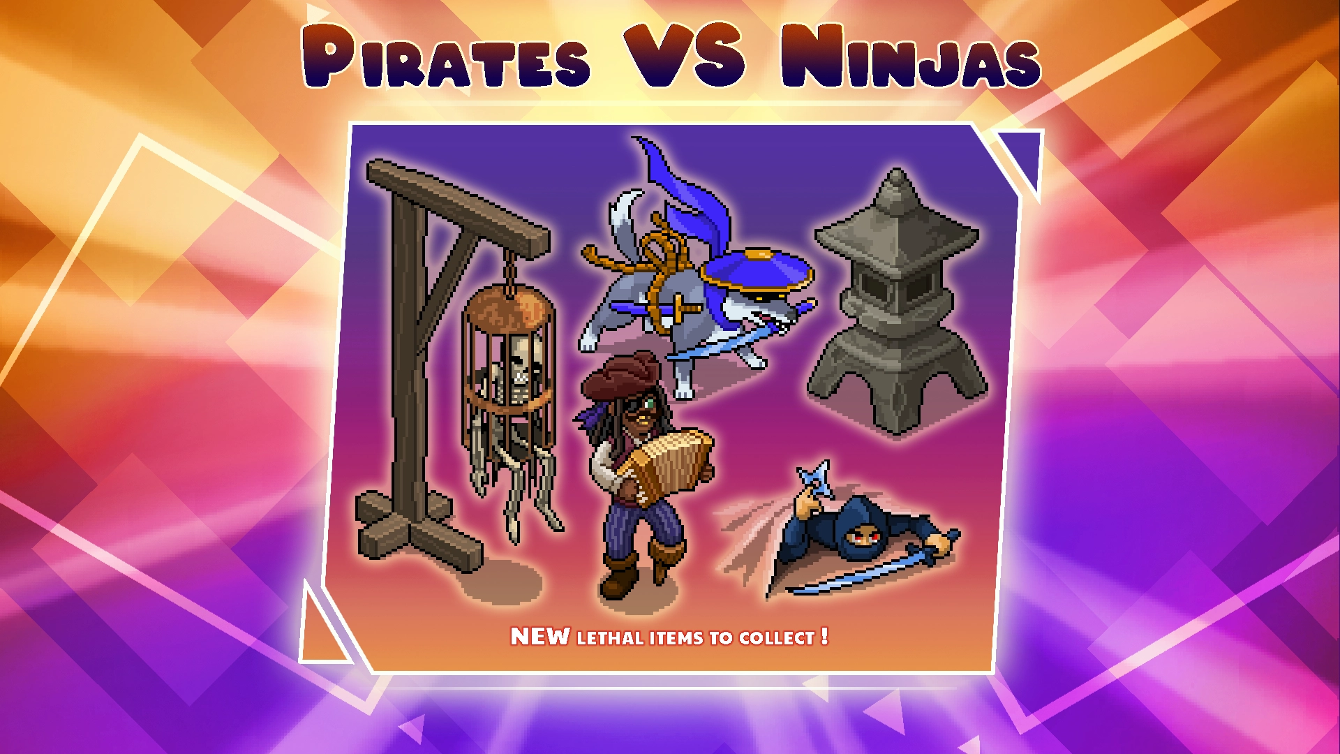 New items from PewDiePie's Tuber Simulator Pirates VS Ninjas Update